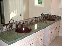 Slate Double Sink